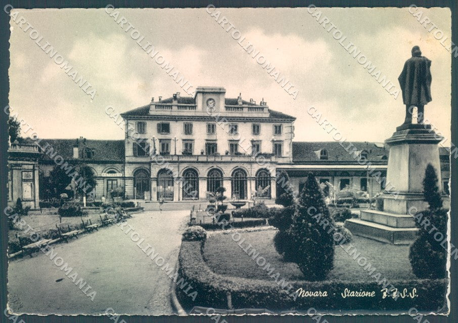 Novara Città Stazione Foto FG cartolina JK1960 – fronte