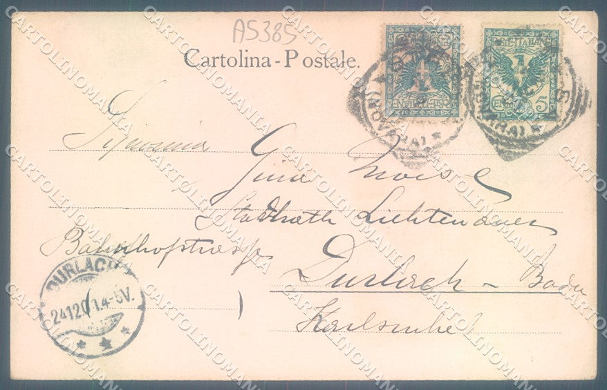 Verbania Cusio Ossola Belgirate Lago Maggiore cartolina JK1963 – retro