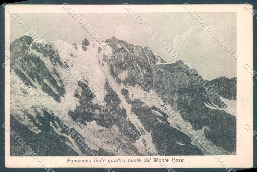 Verbania Macugnaga Monte Rosa cartolina JK1964 – fronte