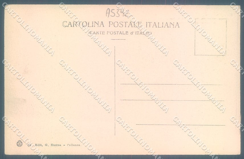 Verbania lago Maggiore Pallanza San Remigio Brunner 69 cartolina JK1967 – retro