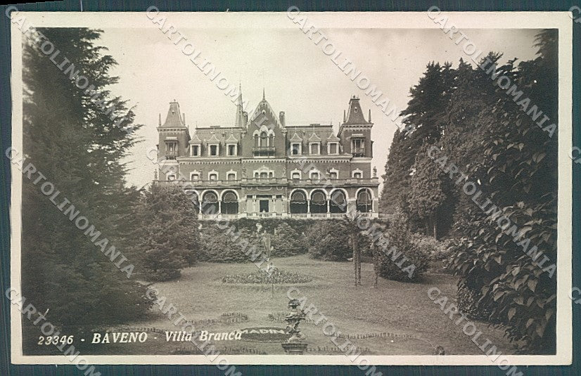 Verbania Lago Maggiore Baveno Villa Branca Foto cartolina JK1972 – fronte