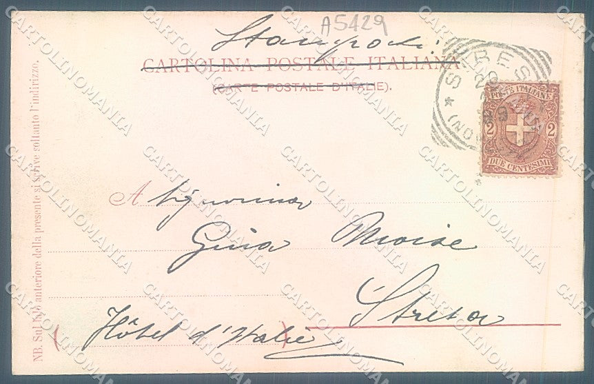 Verbania Lago Maggiore Pallanza cartolina JK1977 – retro