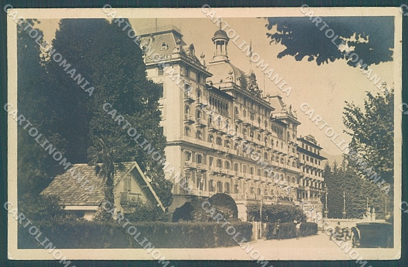 Verbania Lago Maggiore Stresa Grand Hotel PIEGHE Foto cartolina JK1979 – fronte