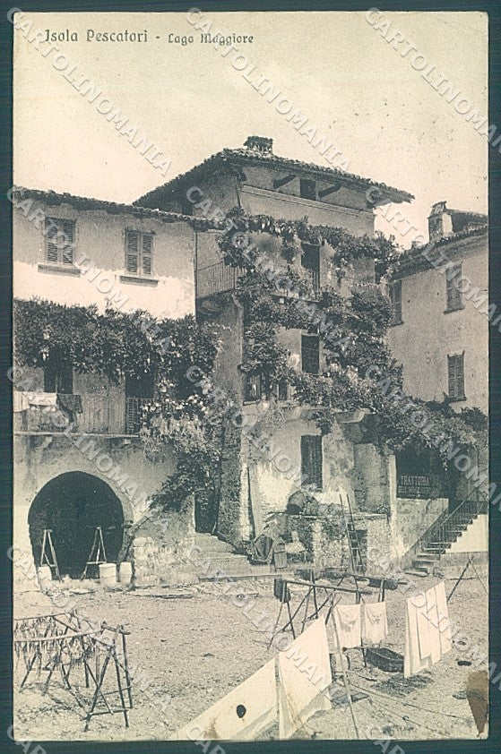 Verbania Lago Maggiore Stresa Isola Pescatori Brunner 14619 cartolina JK1983 – fronte