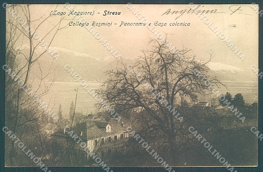 Verbania Lago Maggiore Stresa cartolina JK1985 – fronte