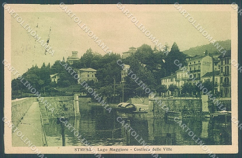 Verbania Lago Maggiore Stresa Porto cartolina JK1990 – fronte