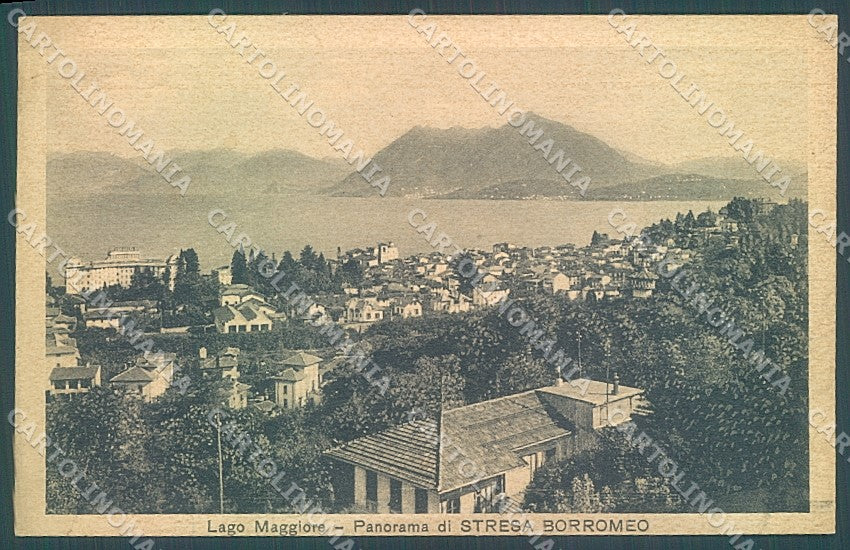 Verbania Lago Maggiore Stresa Borromeo cartolina JK1992 – fronte
