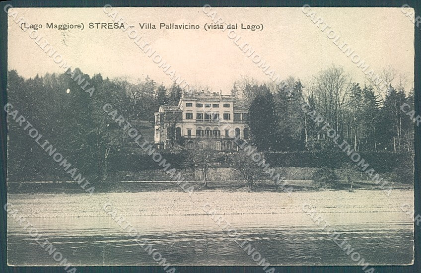 Verbania Lago Maggiore Stresa Villa Pallavicino cartolina JK1998 – fronte