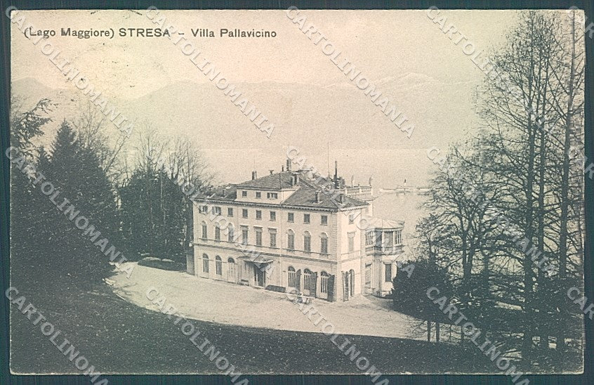Verbania Lago Maggiore Stresa Villa Pallavicino cartolina JK1999 – fronte