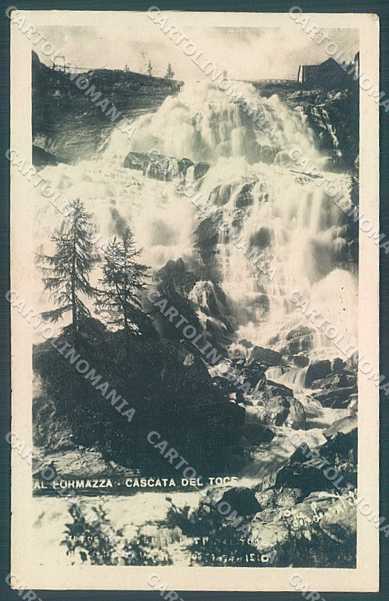 Verbania Formazza Cascata del Toce Foto cartolina JK2010 – fronte