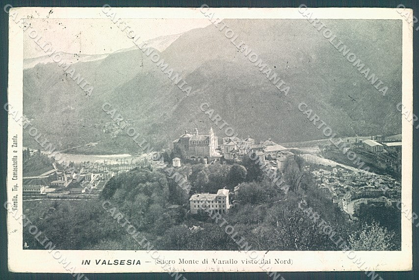 Vercelli Varallo Valsesia Sacro Monte cartolina JK2014 – fronte