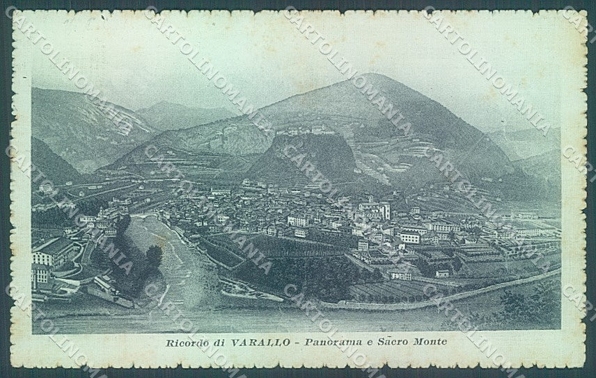 Vercelli Varallo Valsesia Sacro Monte cartolina JK2021 – fronte