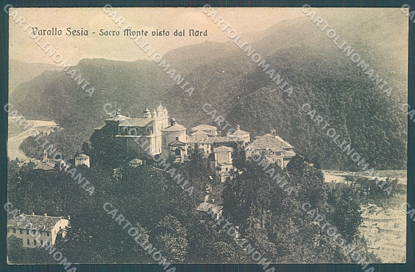 Vercelli Varallo Valsesia Sacro Monte cartolina JK2023 – fronte