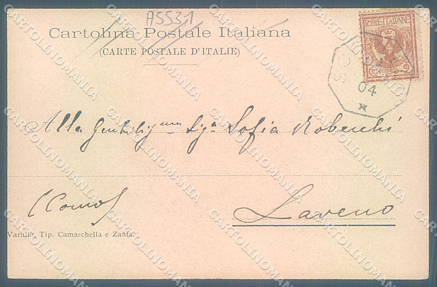 Vercelli Alagna Valsesia Colle d'Olen Pecore Pascolo cartolina JK2026 – retro