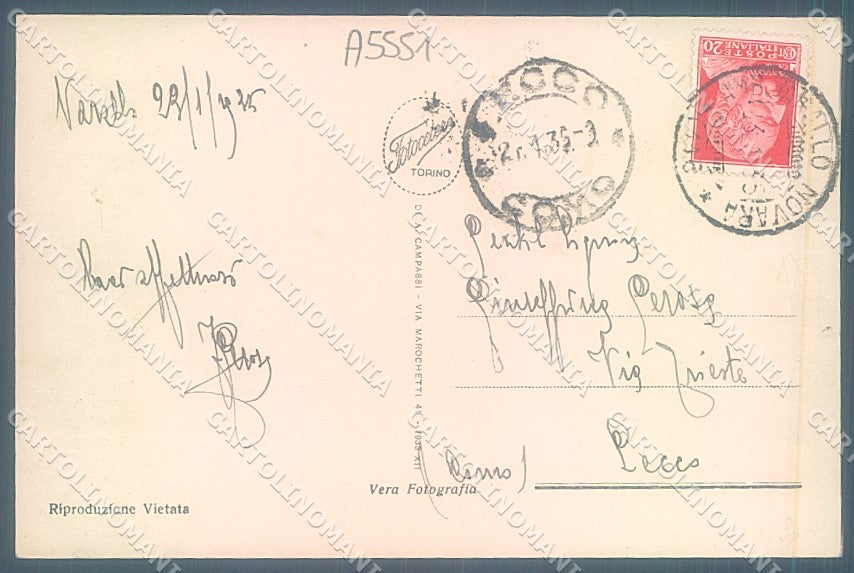Vercelli Varallo Valsesia Sacro Monte foto cartolina JK2030 – retro