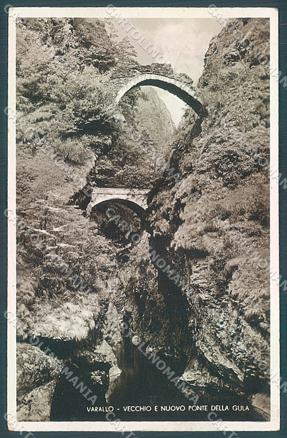 Vercelli Varallo Valsesia Ponte della Gula Foto cartolina JK2039 – fronte