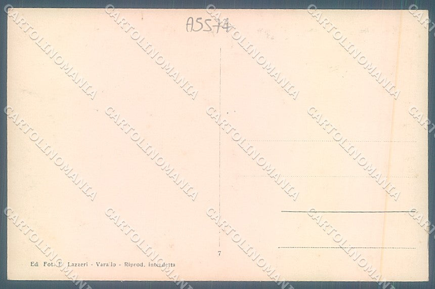 Vercelli Varallo Valsesia Collegiata S. Gaudenzio Foto cartolina JK2042 – retro