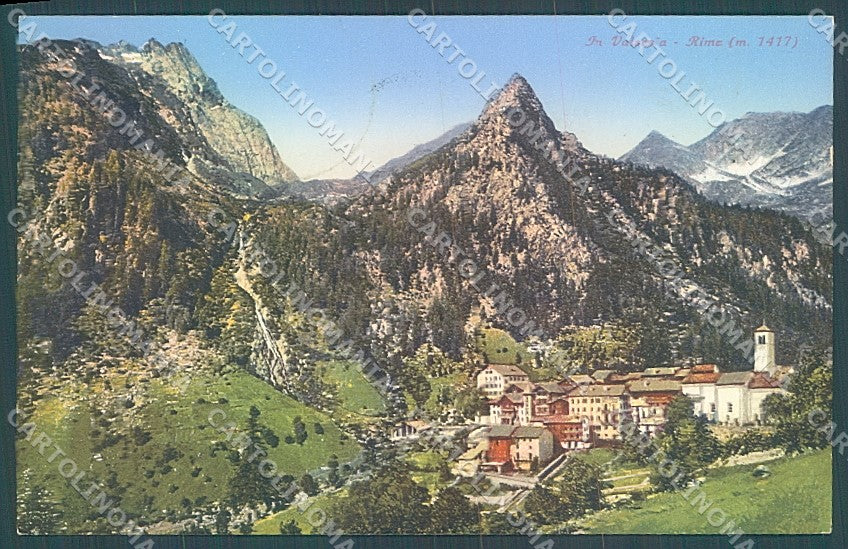 Vercelli Rima Valsesia cartolina JK2047 – fronte