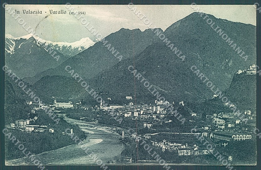 Vercelli Varallo Valsesia cartolina JK2050 – fronte