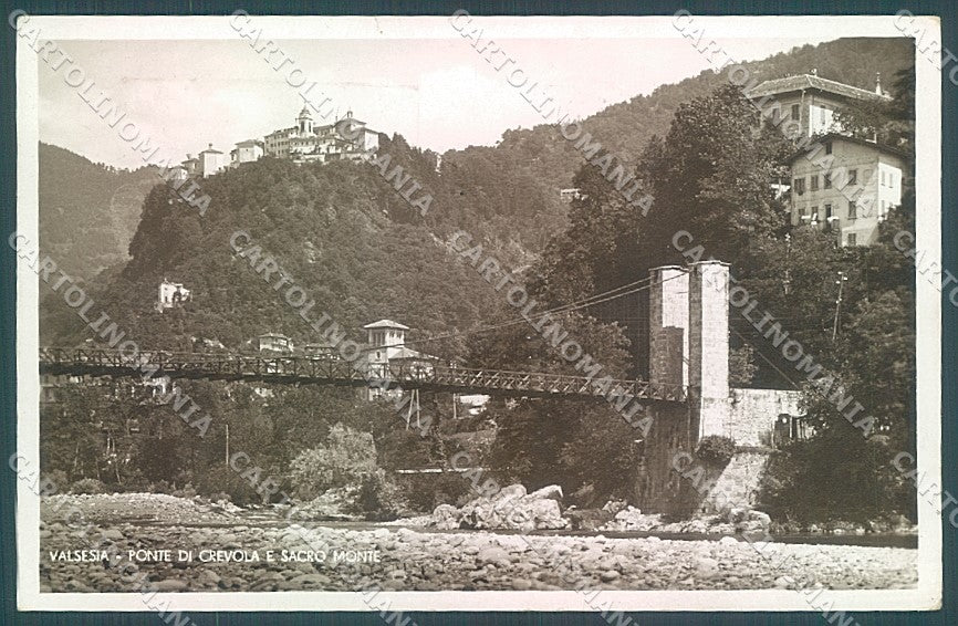 Vercelli Varallo Valsesia Ponte Crevola Foto cartolina JK2058 – fronte