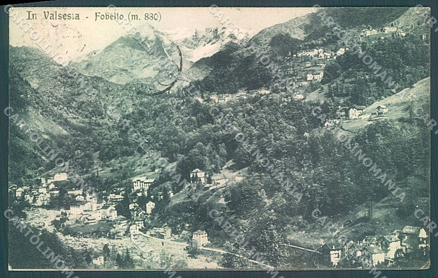 Vercelli Fobello Valsesia Modiano cartolina JK2059 – fronte