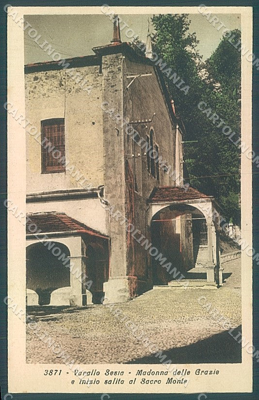 Vercelli Varallo Valsesia Chiesa Madonna delle Grazie cartolina JK2060 – fronte