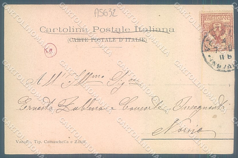 Vercelli Varallo Sacro Monte Vecchietto cartolina JK2064 – retro