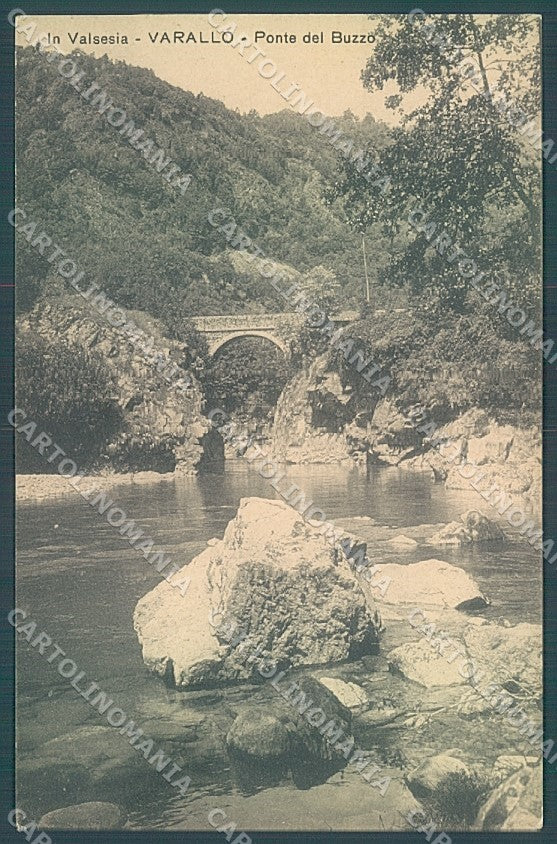 Vercelli Varallo Valsesia Ponte Buzzo cartolina JK2067 – fronte