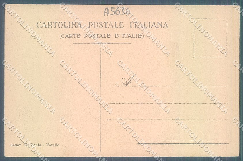 Vercelli Varallo Valsesia Ponte Buzzo cartolina JK2067 – retro