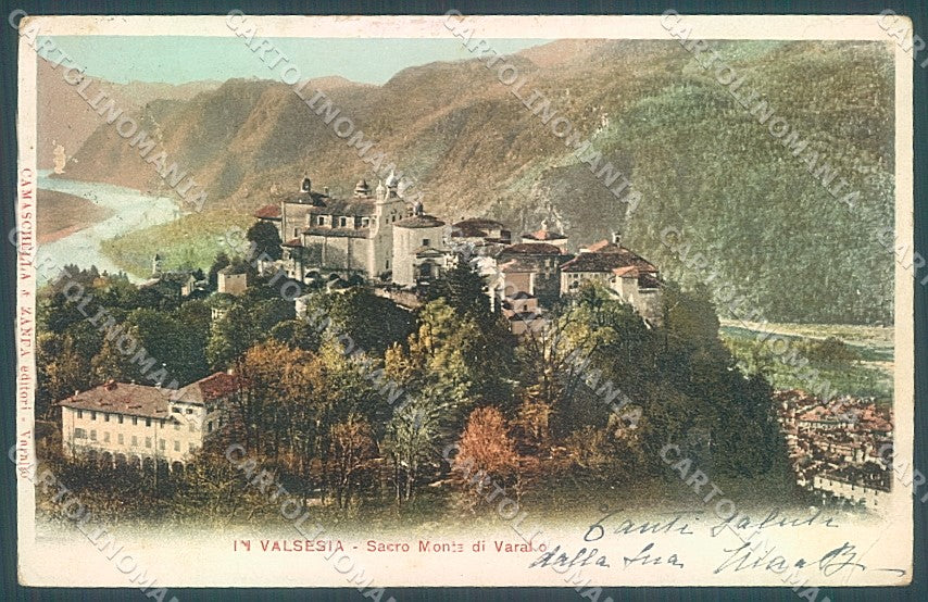 Vercelli Varallo Valsesia Sacro Monte cartolina JK2072 – fronte