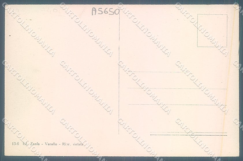Vercelli Alto Sermenza Rima Conca Valsesia cartolina JK2073 – retro