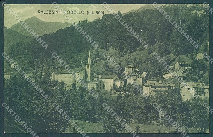 Vercelli Fobello Valsesia cartolina JK2076 – fronte