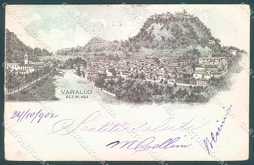 Vercelli Varallo Valsesia Illustrata cartolina JK2079 – fronte