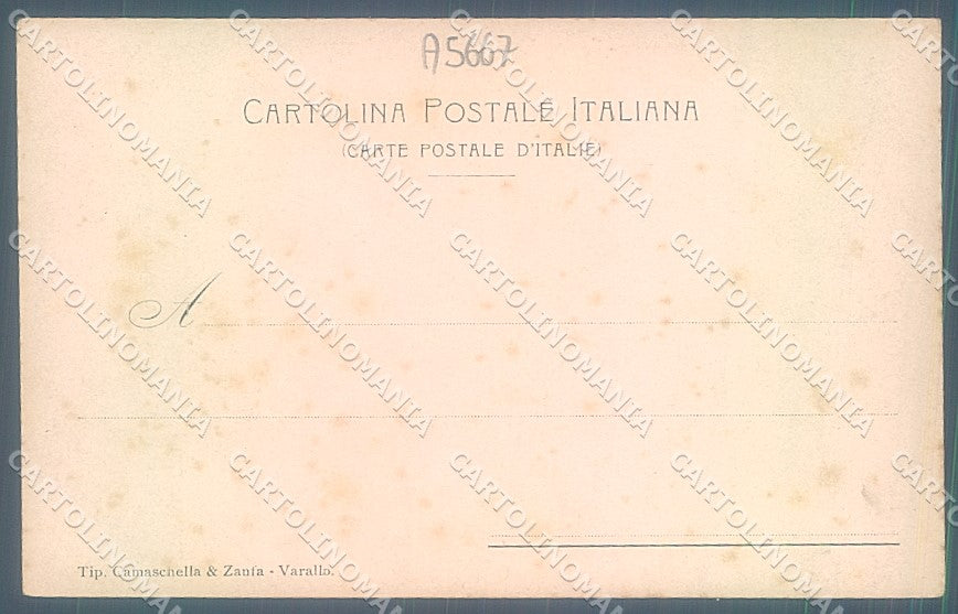Vercelli Varallo Valsesia Chiesa San Gaudenzio cartolina JK2080 – retro