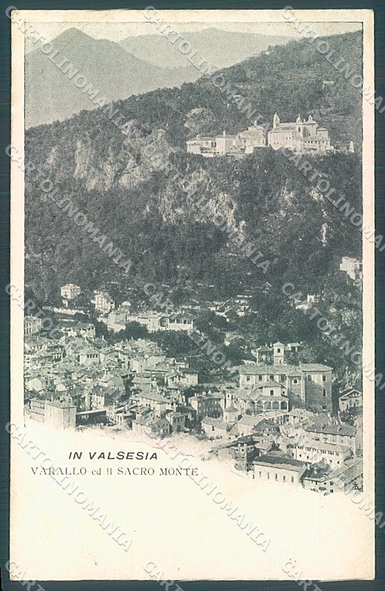 Vercelli Varallo Valsesia Sacro Monte cartolina JK2081 – fronte