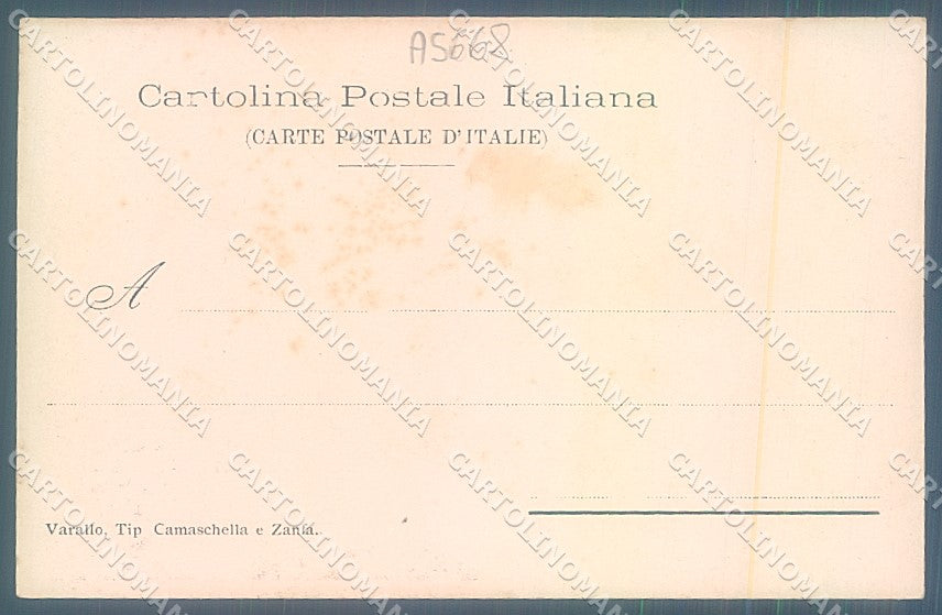 Vercelli Varallo Valsesia Sacro Monte cartolina JK2081 – retro