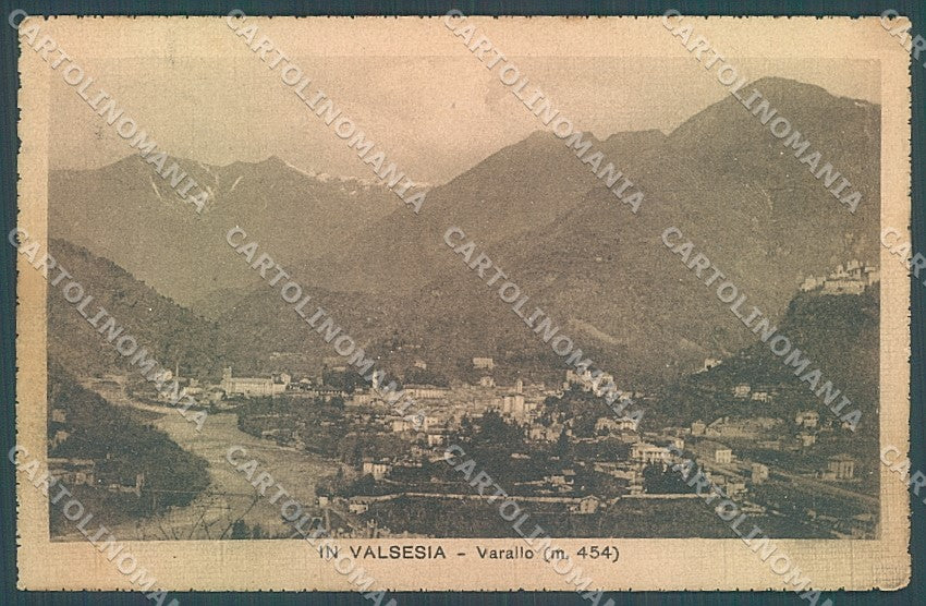 Vercelli Varallo Valsesia cartolina JK2084 – fronte