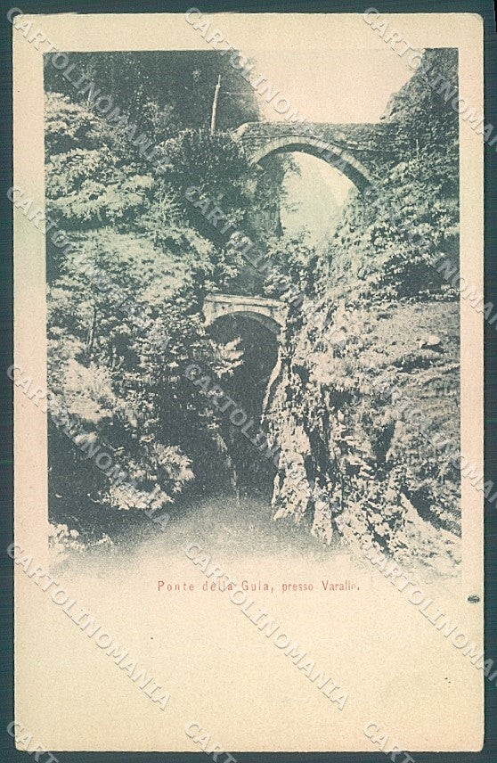 Vercelli Varallo Ponte Gula Valsesia cartolina JK2085 – fronte