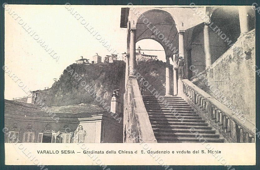 Vercelli Varallo Valsesia Chiesa San Gaudenzio Foto cartolina JK2087 – fronte