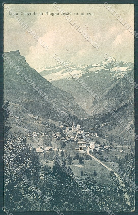 Vercelli Alagna Valsesia cartolina JK2088 – fronte