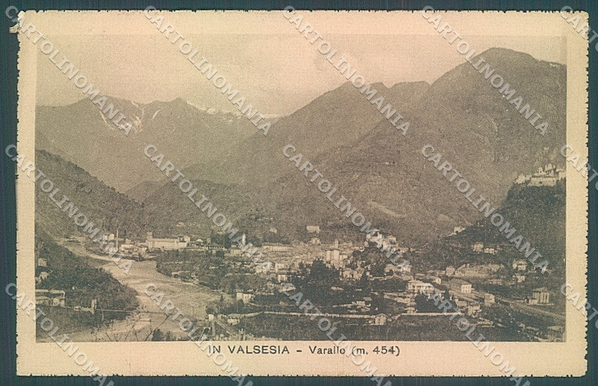 Vercelli Varallo Valsesia cartolina JK2089 – fronte