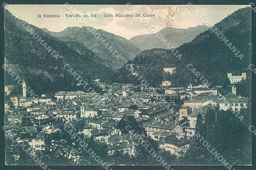 Vercelli Varallo Valsesia cartolina JK2090 – fronte