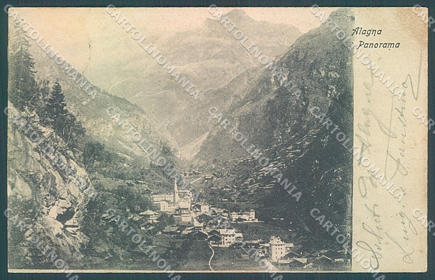 Vercelli Alagna Valsesia cartolina JK2092 – fronte
