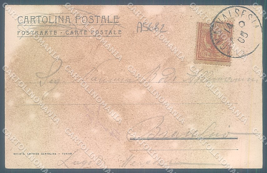 Vercelli Alagna Valsesia cartolina JK2092 – retro