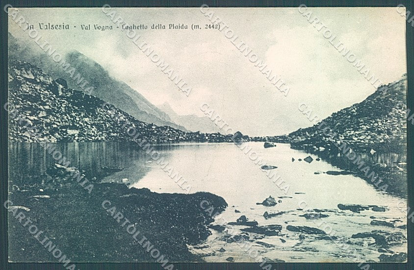 Vercelli Riva Valdobbia Laghetto Plaida Valsesia cartolina JK2094 – fronte