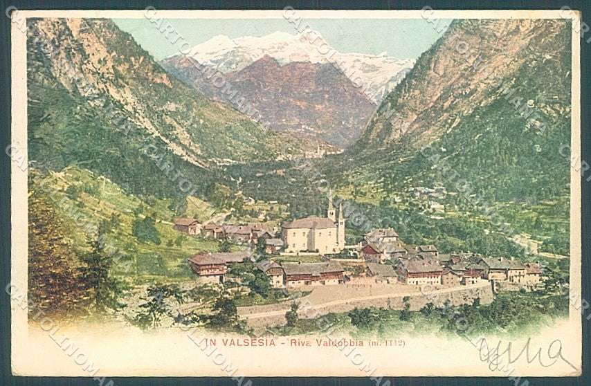 Vercelli Riva Valdobbia Valsesia cartolina JK2095 – fronte