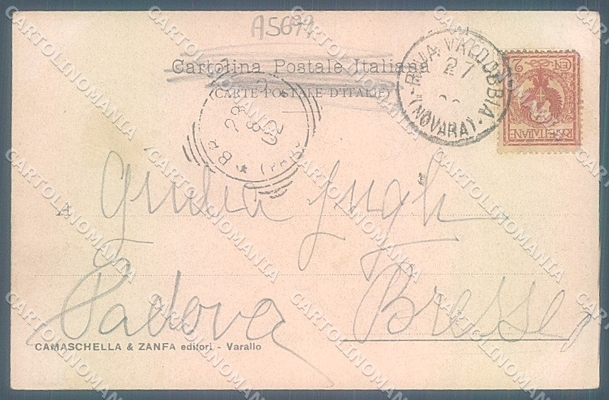 Vercelli Riva Valdobbia Valsesia cartolina JK2095 – retro