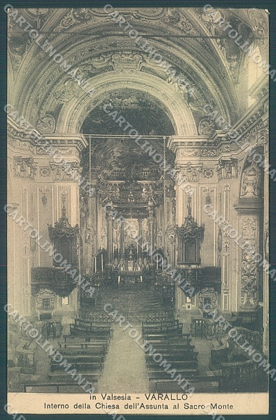 Vercelli Varallo Valsesia Chiesa dell'Assunta cartolina JK2100 – fronte