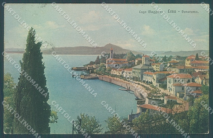 Novara Lesa Lago Maggiore Brunner 14717 cartolina JK2104 – fronte