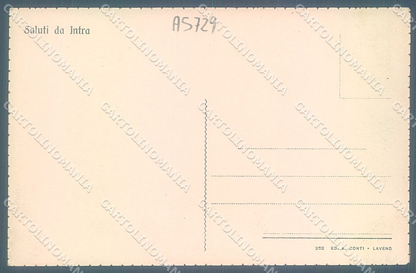 Verbania Lago Maggiore Intra cartolina JK2106 – retro